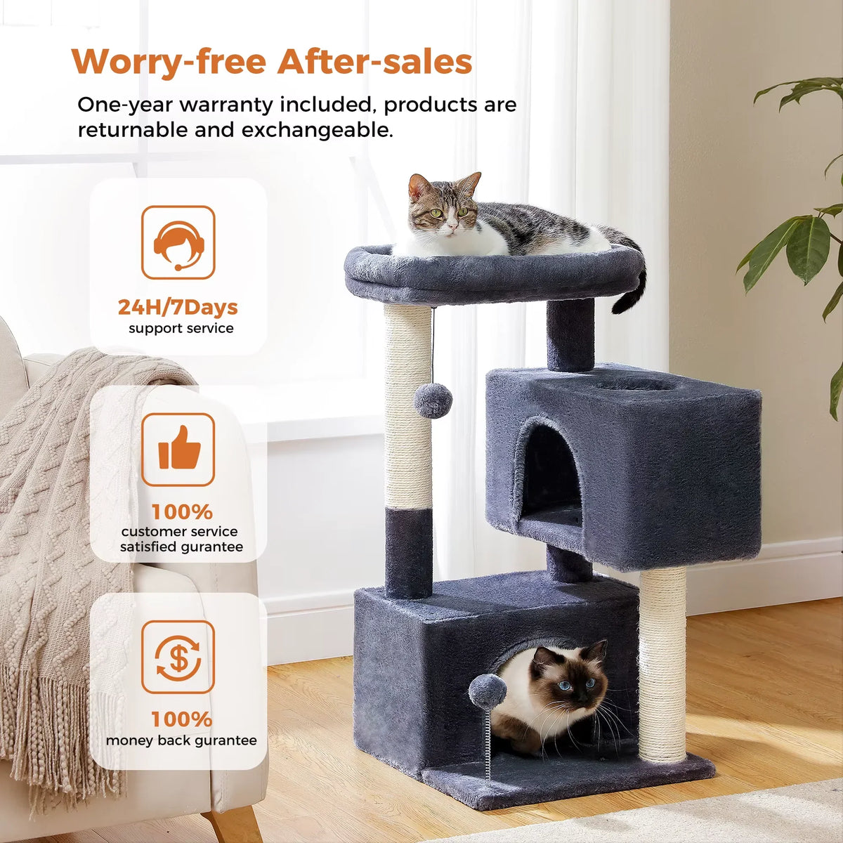 Árvore para gatos grandes — foto principal do produto