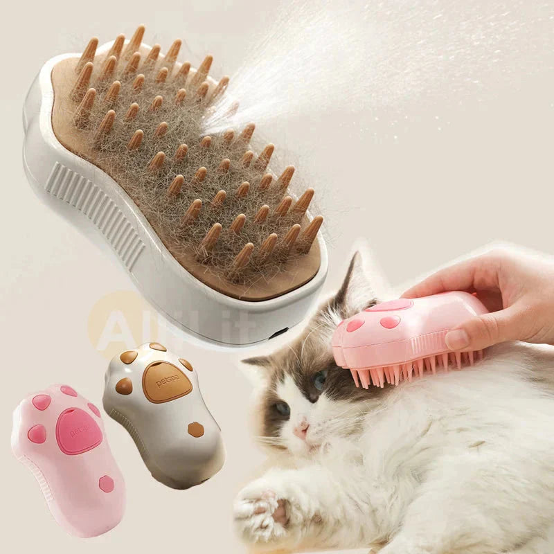 Escova a vapor elétrica para pets — foto principal do produto