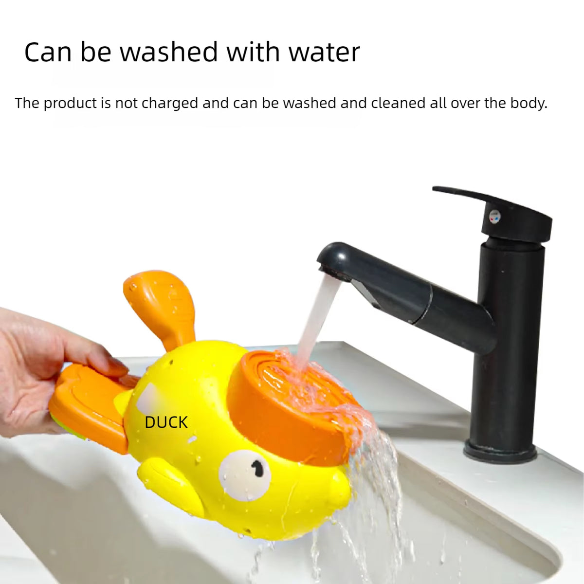 Yellow Rubber Duck-Shaped Interactive Feeder for Dogs and Cats: a Treat Dispensing Puzzle Toy Designed for Pet Training