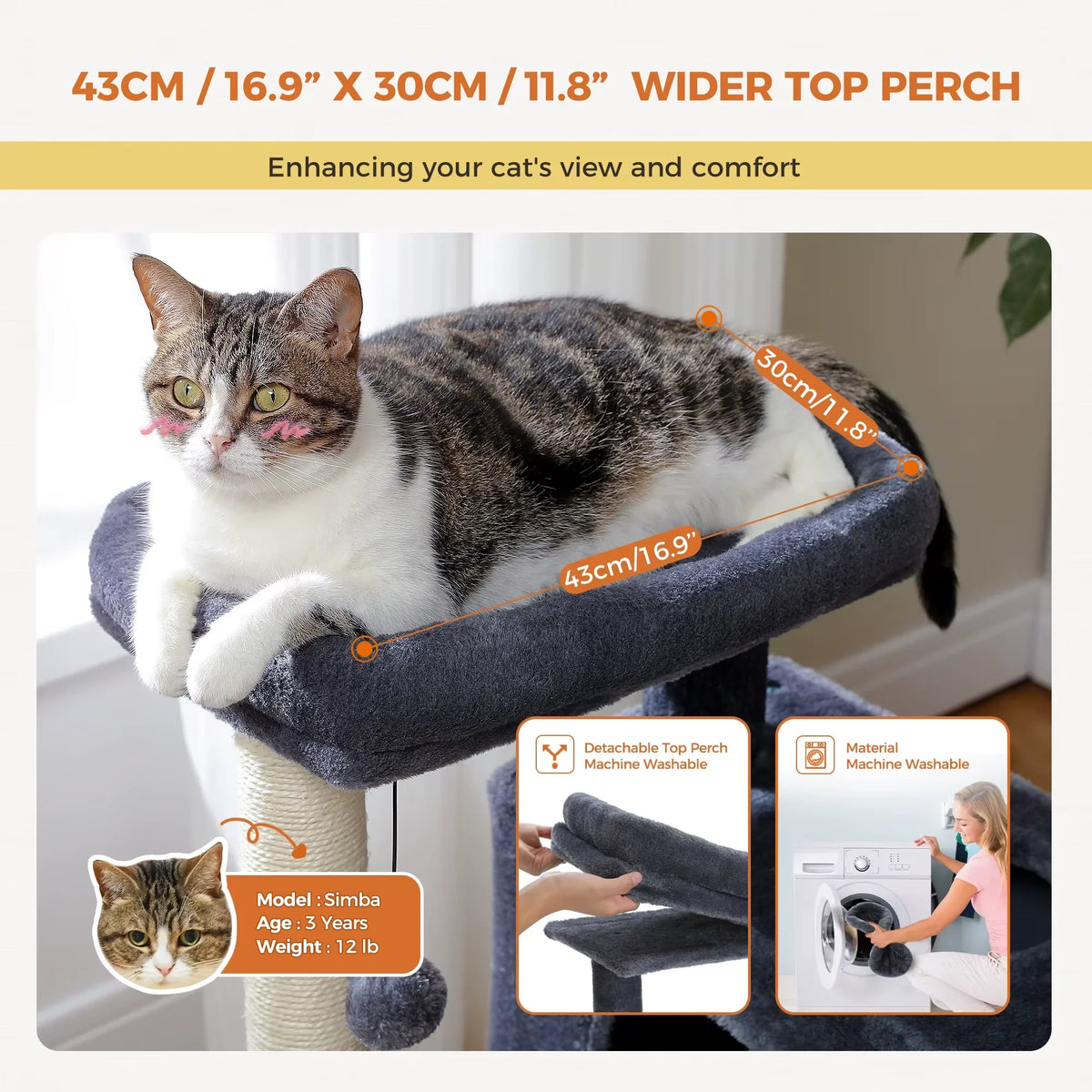 Árvore para gatos grandes — vista 6