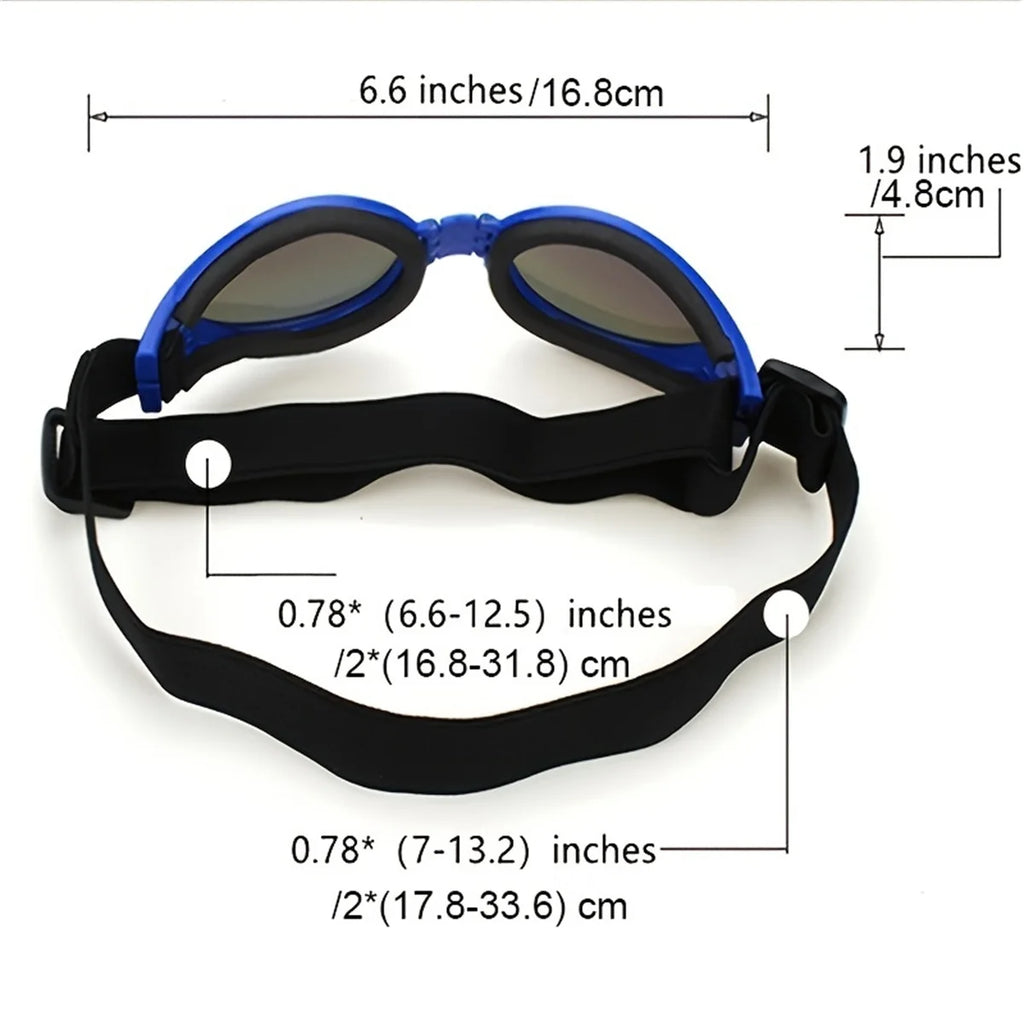 Cool Foldable Pet Sunglasses - Dog Glasses for Outdoor and Sun Protection - Pet Accessories for Dogs & Cats
