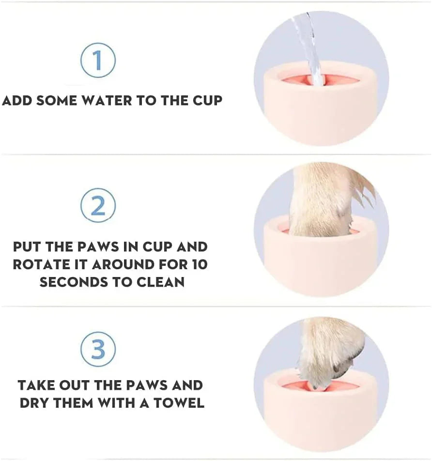 Limpador de patas para pets — vista 3